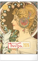 Stenski koledar Alfons Mucha 2026