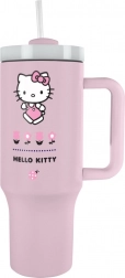 Hello Kitty potovalni termo lonček s slamico 1200 ml