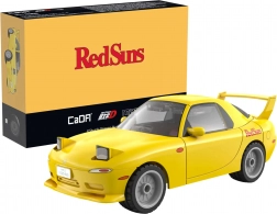 Konstruktor CaDA rumeni avto MAZDA RX-7 FD3S Initial D 1:35, 66 delov