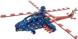 Lesene 3D puzzle Ameriški bojni helikopter Apache