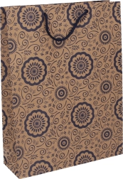 Darilna kraft vrečka L 27,5 × 36,5 × 9 cm