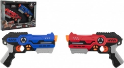 Komplet laserskih pištol za laser tag (2 kosa), svetloba in zvok, doseg 40 m