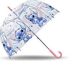 Prozoren avtomatski dežnik 19 palcev Stitch