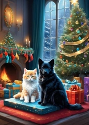 Bluebird Puzzle Čakanje na božič 300 koščkov