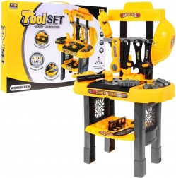 Komplet orodja s delovno mizo za malega mehanika