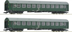 Roco set 2 potniških vagonov PKP H0 Bwxzd Y/B 70