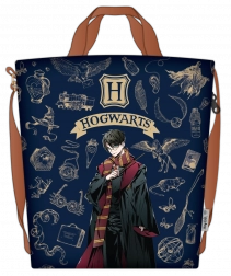 Harry Potter nakupovalna torba navy & gold