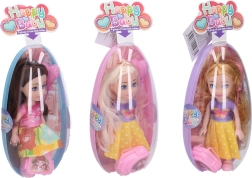 Punčka z balonom v jajcu 17 cm