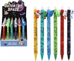 Izbrisljivo kroglično pero Vesolje 0,5 mm, moder črnilo