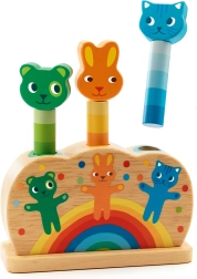 Lesena igrača Poskakujoče Živali Djeco