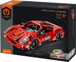 komplet za sestavljanje dirkalnega avtomobila na navijanje, 437 kosov