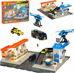 Otroška igrača - Postaja in policijski parkirni set