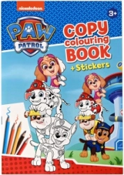 Pobarvanke in nalepke PAW PATROL – format A4
