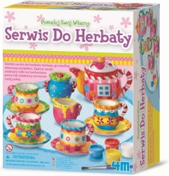 Mini čajni set za ustvarjalno slikanje