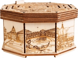 lesena ugankarska škatlica EscapeWelt Secret Maze Box