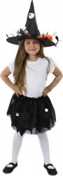 Otroški čarovniški kostum s tutu krilom