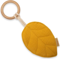 Pogryzalo New Baby Leaf gorčične barve