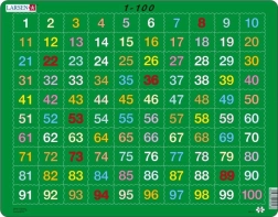 Larsen učne sestavljanke Štetje do 100