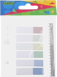 Blok samolepilnih trakov 6x20 s ravnilom