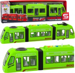 Zeleni metro 1:16 z odpirajočimi se vrati, lučmi in zvoki