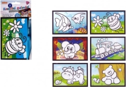 Čarobno slikanje z vodo – komplet kartica in čopič