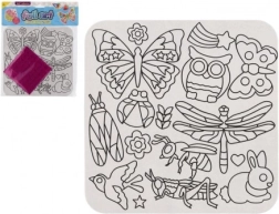 Kreativni set z bleščečimi folijastimi slikami živali