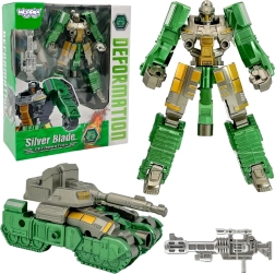 Woopie Transformirajoči robot Silver Blade 2v1 tank