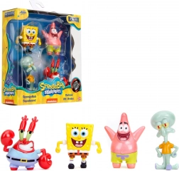 SpongeBob set 4 kovinskih zbirateljskih figur 5–7 cm
