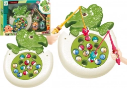 Igra lovljenja ribic s palicami in lučkami – dinozaver