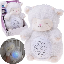 Projektor zvezd mehka ovčka z uspavankami in zvoki