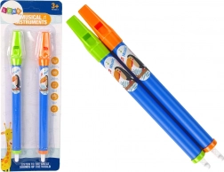 Otroške piščali z živalmi – modri set, 2 kosa