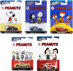 Kovinski avtomobilček HOT WHEELS Silver Series 75 Years PEANUTS