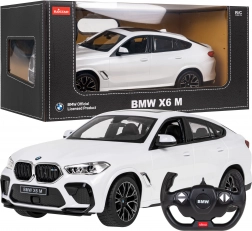 Rastar BMW X6 M 1:14 RC avto z daljinskim upravljanjem 2,4 GHz – Bela