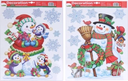 Okrasitev za okna Božič 41 × 29 cm