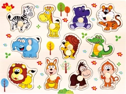 Bino lesene puzzle safari 11 kosov