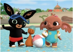 Sestavljanka Bing ob bazenu 24 koščkov