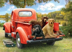 Sestavljanka Prijatelji na ribolovu 1000 koščkov