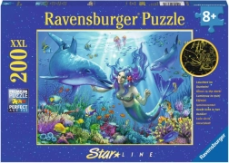 Svetleči puzzle Podvodni raj XXL 200 koščkov RAVENSBURGER