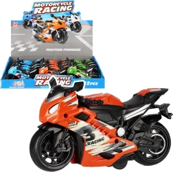 Barviti dirkalni motor – igrača za otroke 14 cm