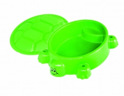 Peskovnik želva s svetlo zelenim pokrovom