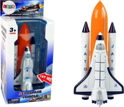 Kozmična raketa in kovinski raketoplan z učinki svetlobe in zvoka AEROSPACE