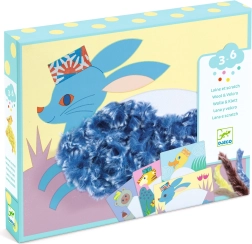 Djeco ustvarjalni komplet Wool & Velcro – s kapo