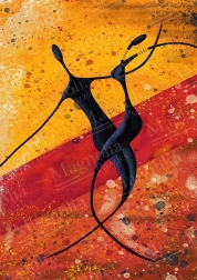 Sestavljanka Afriški par 1000 koščkov