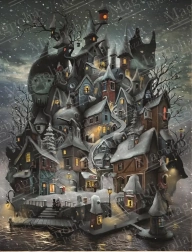 Sestavljanka magnolija otok Willoville 1000 koščkov