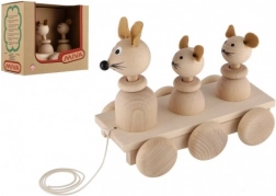 Lesena potisna igrača Tri Miške