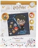 Crystal Art razglednica – HARRY POTTER Family 18 × 18 cm