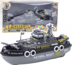 Patrolni čoln z osvetlitvijo in zvoki