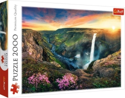 Puzzle 2000 kosov Vodopad Haifoss, Islandija