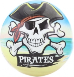 Žoga s piratskim motivom 23 cm