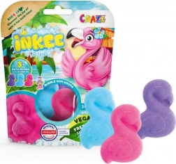 Inkee šumeče kopalne bombe Flamingo 3×55 g